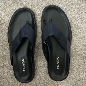 Prada nylon tape sandals